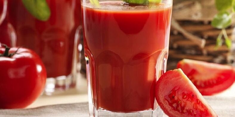 Tomato slimming cocktail